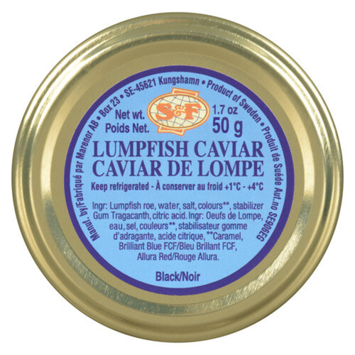 S & F Lumpfish Caviar Black 50 g