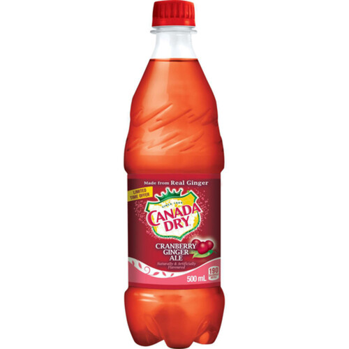 Canada Dry Ginger Ale Cranberry 500 ml (bottle)