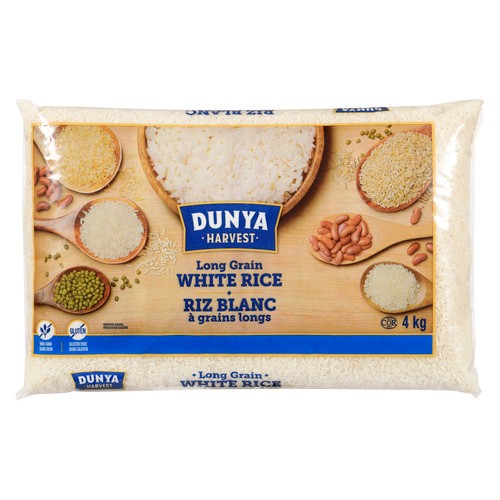 Dunya Harvest Rice Long Grain White 4 kg