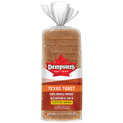 Dempster's Whole Wheat Bread Extra Thick 675 g