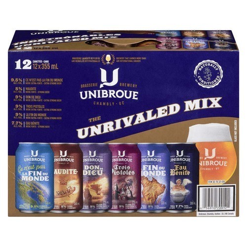 Unibroque Beer The Unrivaled Mix 12 x 355 ml (cans)