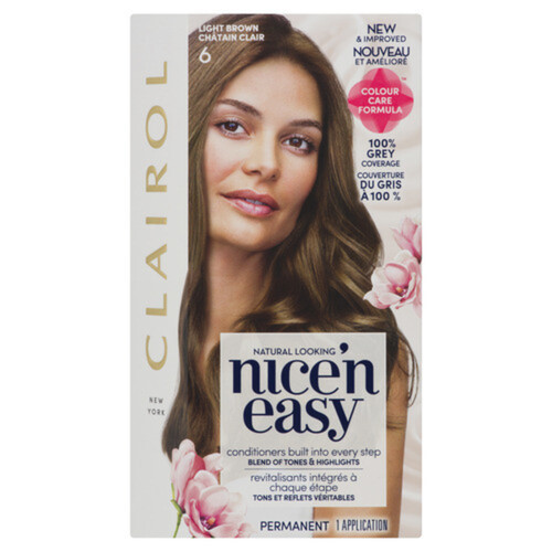 Clairol Nice n Easy Hair Color 6 Light Brown 