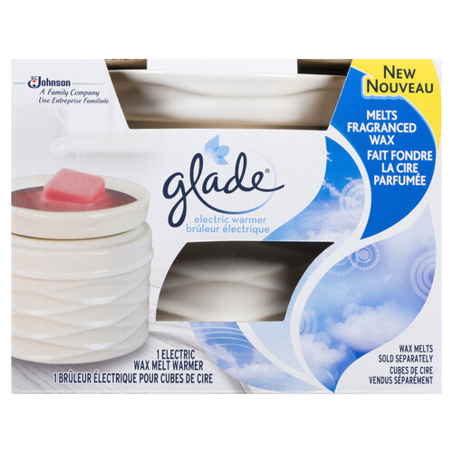 Glade Electric Wax Melt Warmer Air Freshener White 1 EA