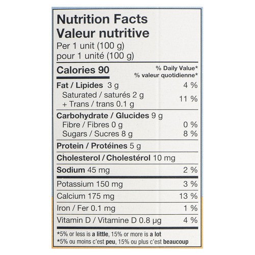 Iogo 3.2% Yogurt Canadian Harvest Peach & Blueberry Value Size 12 x 100 g