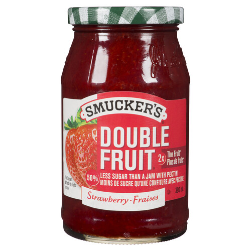 Smucker's Jam Double Fruit Strawberry 390 ml