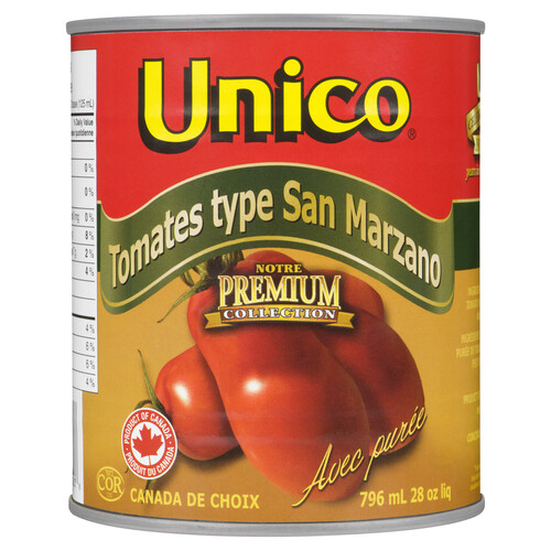 Unico San Marzano Type Premium Tomatoes 796 ml