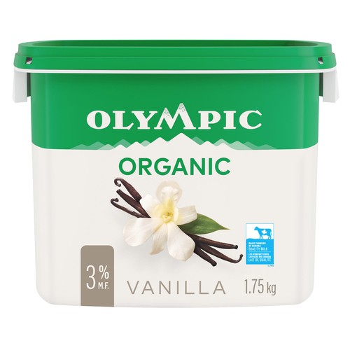 Olympic Organic 3% Yogurt Vanilla 1.75 kg