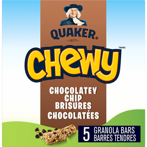 Quaker Chewy Granola Bars Chocolate Chip 120 g