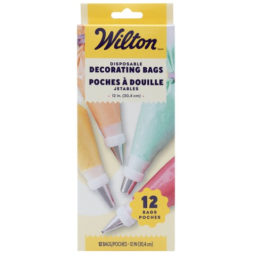 Wilton Disposable Decorating Piping Bags 12 Pack