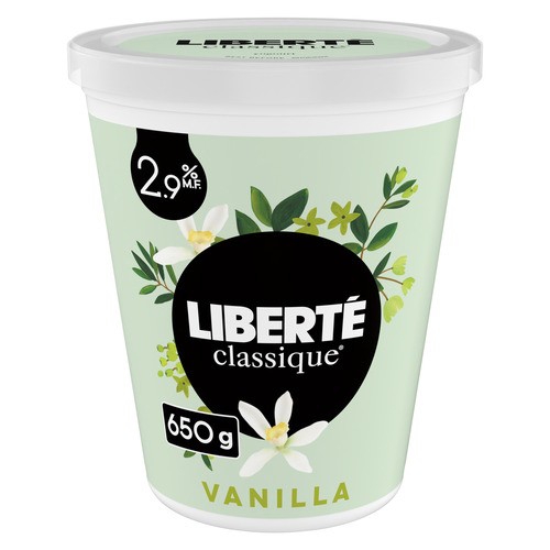 Liberté Classique 2.9% Smooth Traditional Yogurt Vanilla 650 g