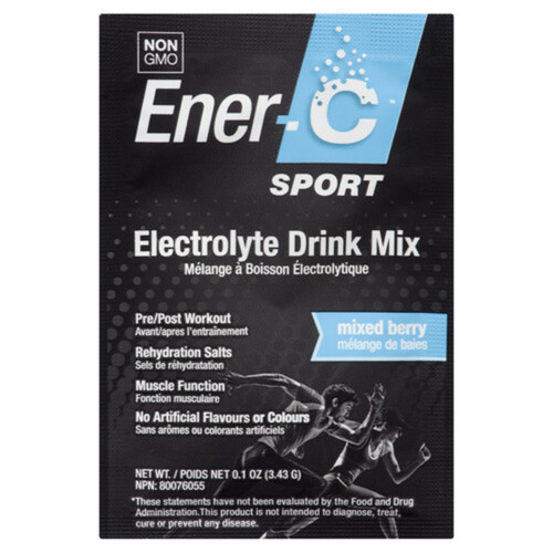 Ener-C Sport Electrolyte Drink Mix Mixed Berry 12 x 3.43 g