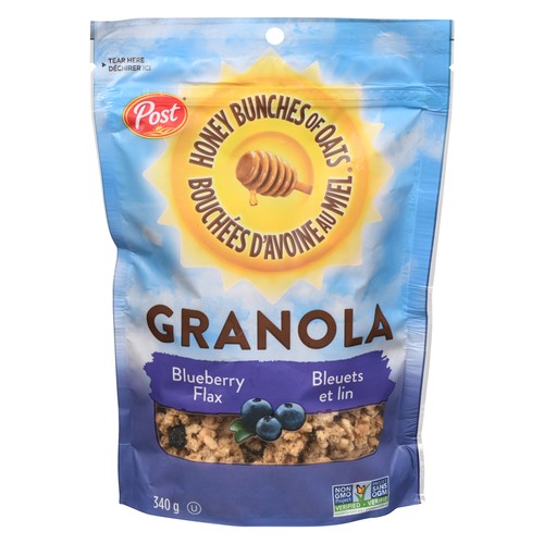 Post Honey Bunches Of Oats Granola Blueberry Flax 340 g