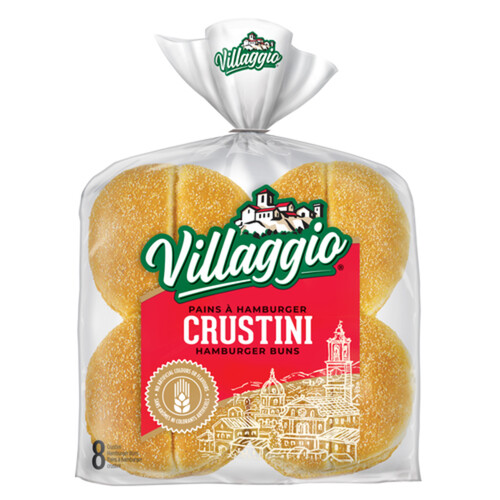 Villaggio Hamburger Buns Crustini 8 x 77 g