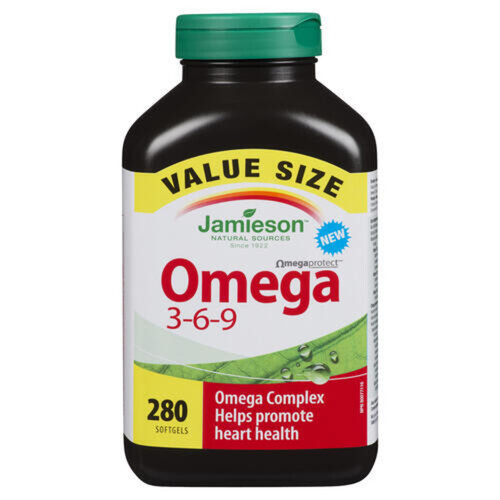 Jamieson Omega 3-6-9 Softgels 280 Count