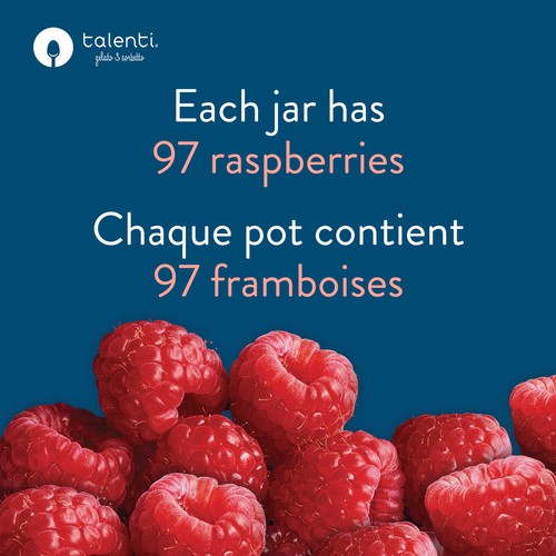 Talenti Dairy-Free Sorbetto Roman Raspberry 473 ml