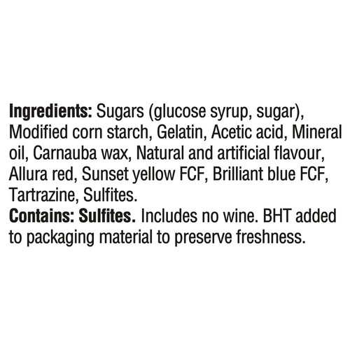 Maynards Candy Rolls Wine Gum 44 g