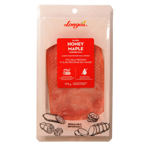 Longo's Sliced Ham Honey Maple 175 g