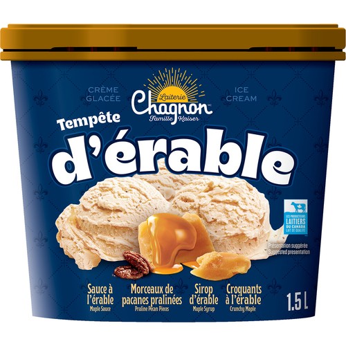 Laiterie Chagnon Famille Kaiser Ice Cream Tempet D'erable 1.5 L
