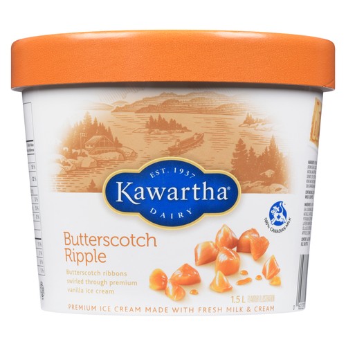 Kawartha Dairy Ice Cream Butterscotch 1.5 L