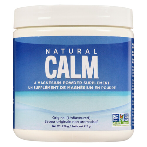 Natural Calm Supplement Magnesium Citrate Powder Original 226 g