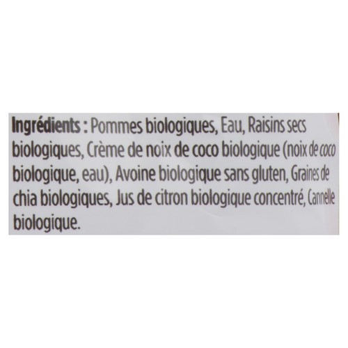 Love Child Organics Baby Food Apples Raisins Coconut Cream 128 ml