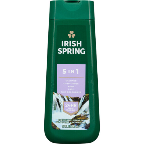 Irish Spring 5 In 1 Body Wash 591 ml