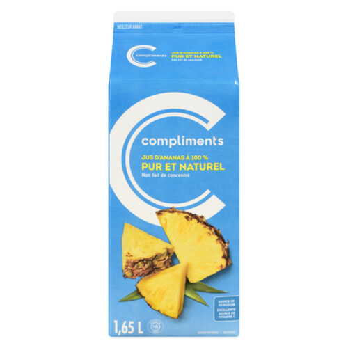 Compliments Juice 100% Pineapple 1.65 L