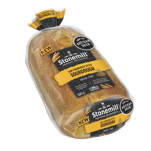 Stonemill Sourdough Bread San Francisco Style Sliced 550 g