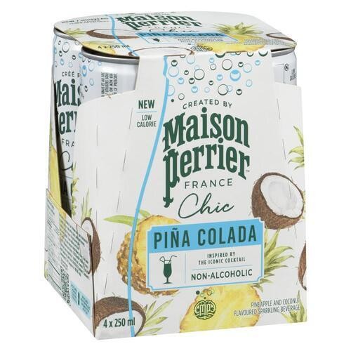 Maison Perrier Non Alcoholic Chic Pina Colada 4 x 250 ml (cans)