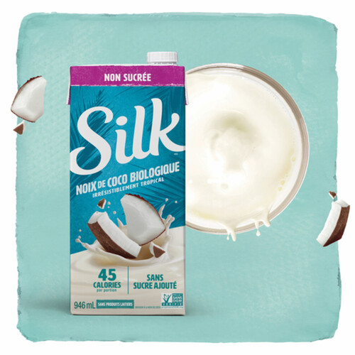 Silk Organic Dairy-Free Coconut Beverage Unsweetened 946 ml