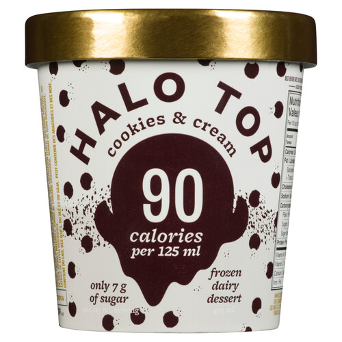 Halo Top  Frozen Dairy Dessert Cookies & Cream 473 ml