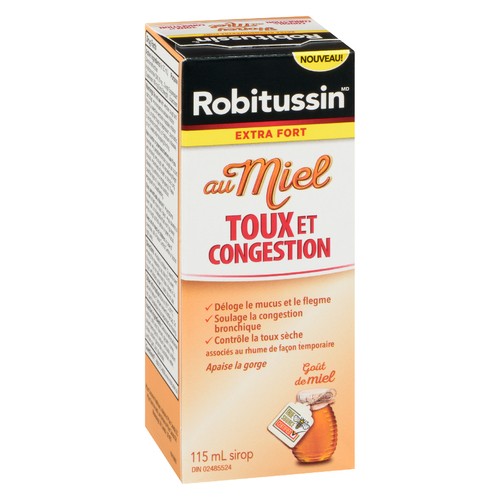 Robitussin Cough & Congestion Honey Extra Strength 115 ml