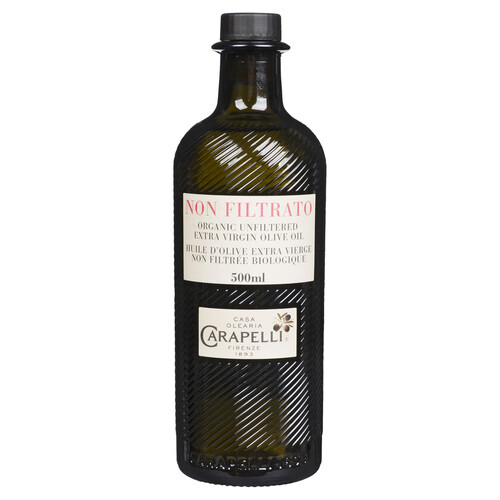 Carapelli Organic Olive Oil Unfiltered Extra Virgin 500 ml