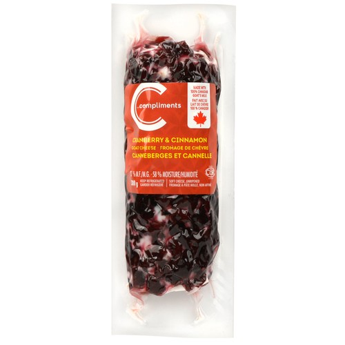 Compliments Goat Cheese Cranberry & Cinnamon 300 g