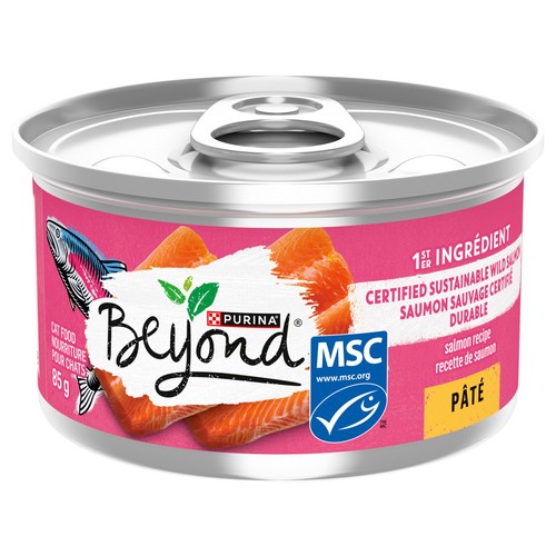 Beyond Wet Cat Food Paté Wild-Caught Salmon Recipe 85 g