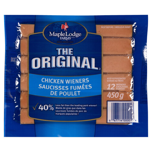 Maple Lodge Farms Original Wieners Chicken 450 g