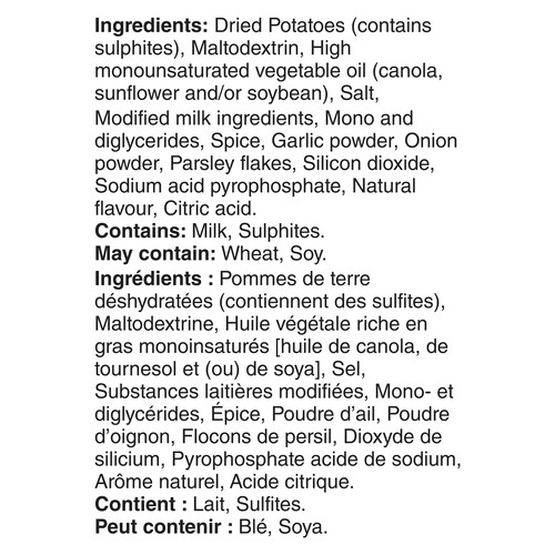 Betty Crocker Mashed Potatoes Butter And Herb 215 g