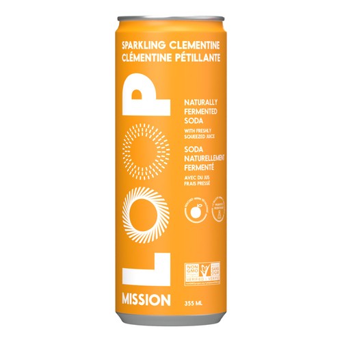 Loop Water Kefir Sparkling Clementine 355 ml (can)