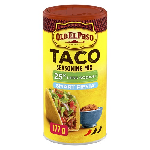 Old El Paso Taco Seasoning Mix Smart Fiesta 177 g
