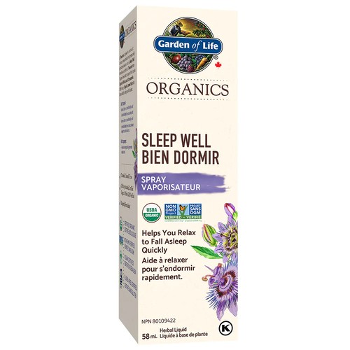 Garden Of Life Organics Spray Sleep Well 58 ml