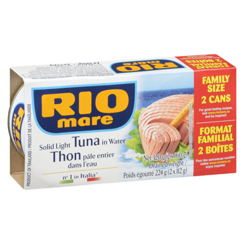Rio Mare Solid Light Tuna In Water 320 g