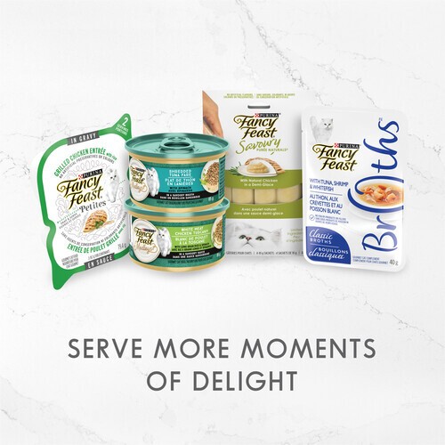Fancy Feast Wet Cat Food Delights with Cheddar 85 g