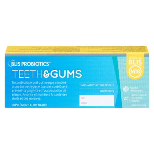 BLIS Probiotics Teeth & Gums Lozenges 30 Count 