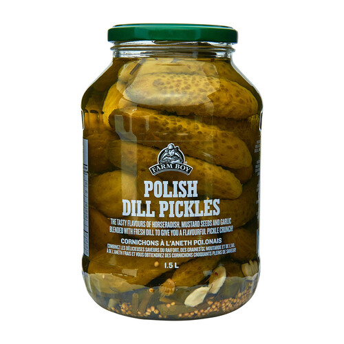 Farm Boy Polish Dill Pickles 1.5 L