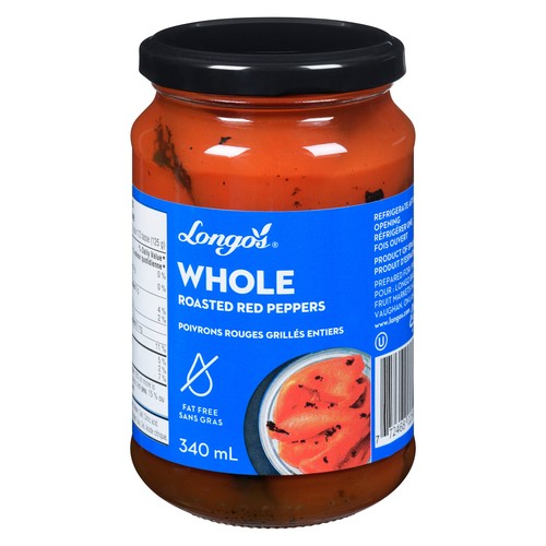 Longo's Whole Roasted Peppers 340 g
