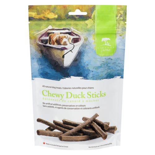 Caledon Farms Dog Treats Chewy Duck Sticks 220 g