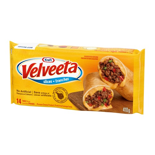 Velveeta Sliced Process Cheese Original 14 Thick Slices 410 g