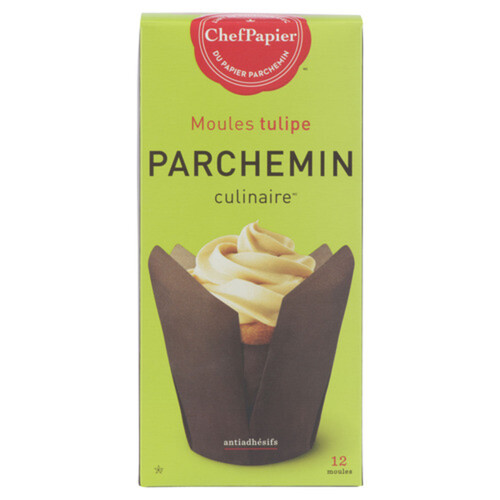 Paper Chef NonStick Culinary Parchment Baking Cups Tulip 12 EA Voilà