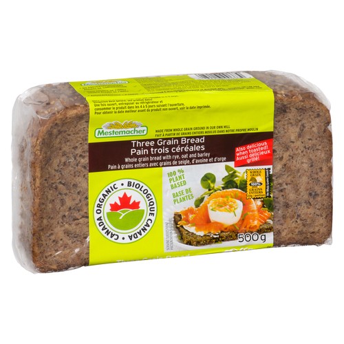 Mestemacher Three Grain Organic Bread 500 g