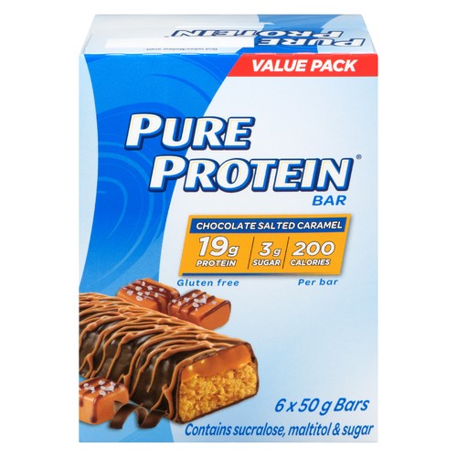 Pure Protein Bar Chocolate Salted Caramel 6 x 50 g